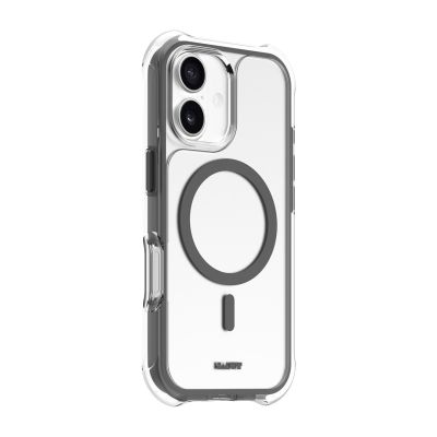 2. LAUT AERO PROTECT mobile phone case 16 cm (6.3") Gray, Transparent