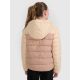 2. Girls' down jacket with synthetic filling 4F 4FJRAW25TDJAF0771-83S