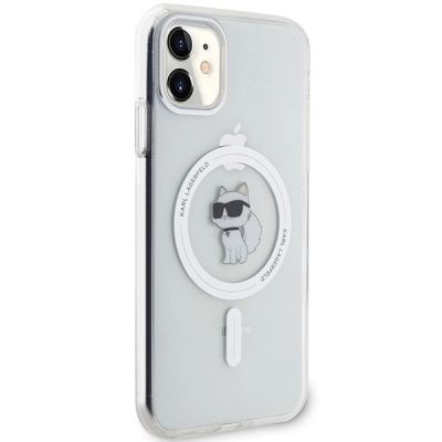 4. Karl Lagerfeld IML Choupette MagSafe case for iPhone 11 / Xr - transparent
