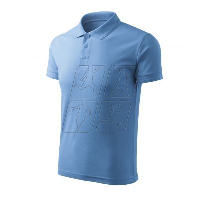 Malfini Pique Polo Free M MLI-F0315 polo shirt, blue