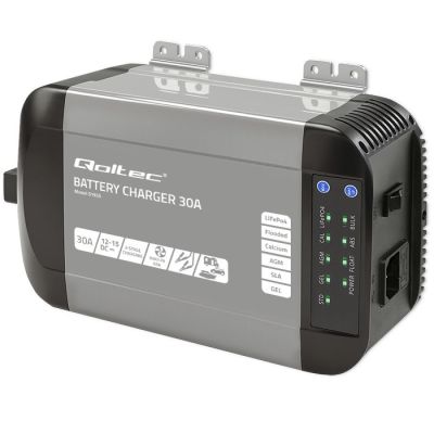 7. Intelligent professional Monolith charger for LiFePO4 AGM GEL SLA 30A 12V batteries