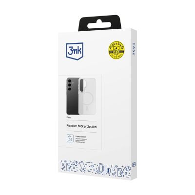 12. 3mk Smoke MagCase for Samsung Galaxy S25 - white-transparent