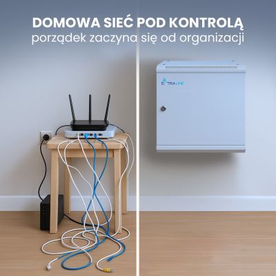 10. EXTRALINK WALL-HUNG RACK CABINET 6U 600X450 GRAY