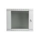 2. Lanberg WF01-6409-10S single-section cabinet (9U; 500mm / 600mm / 450mm; wall-mounted; Glass; 19''; gray)