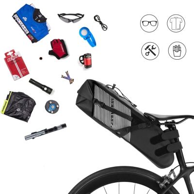 6. Rockbros AS-013 10L Seat Bag - Black