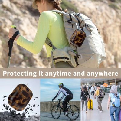 9. Tech-Protect Lamano case for AirPods Pro 1 / 2 - black and brown