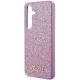 6. Guess Glitter Script case for Samsung Galaxy S24 - purple