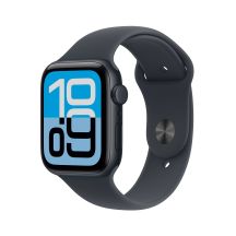 Apple Watch SE (3rd generation) OLED 44 mm Digital 368 x 448 px Touchscreen 5G Black Wi-Fi GPS