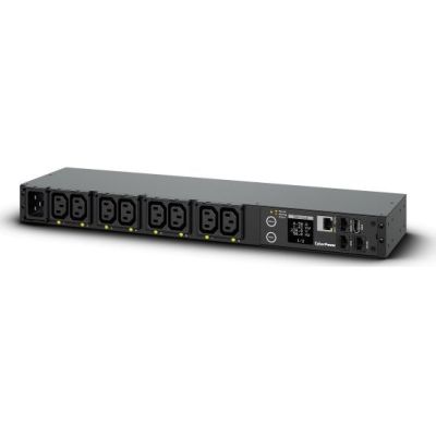 2. CyberPower PDU41005 PDU 8-way power distribution unit 1U black