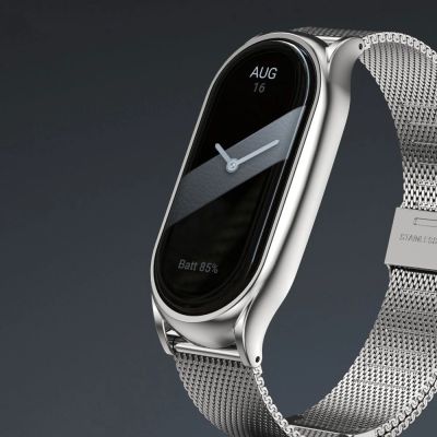 4. Tech-Protect MilaneseBand Strap for Xiaomi Smart Band 8 / 8 NFC - Beige