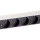 3. Equip 333293 PDU 8-way power distribution unit 1U Black, Silver