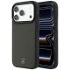 Mercedes Leather Mesh with Bow Line MagSafe Case for iPhone 18 Pro Max / 17 Pro Max - Dark Gray