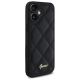4. Guess Quilted Metal Logo iPhone 16 Plus Case - Black