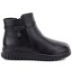 6. Comfortable women's ankle boots with a wedge, black Potocki PT16397