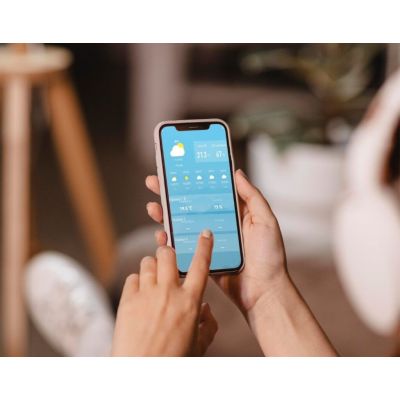 6. BLAUPUNKT WS35BK APP Weather Station, black