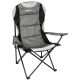 2. LUX FOLDING CAMPING CHAIR 60X60X105CM GREY-BLACK