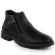6. Men’s Black Warm-Lined Zip-Up Ankle Boots VanHorn AN71309