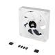 7. Corsair CO-9051005-WW computer cooling system Computer case Fan 12 cm White 1 pc.