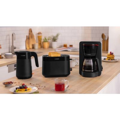 2. Bosch TAT2M123 2-Cup Toaster 950W Black