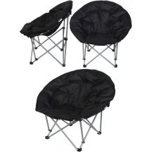 TRIP FOLDING CHAIR 83x80x40CM BLACK