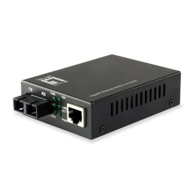 LevelOne GB Converter RJ45->SC 1Gbps SM 1310nm 20km
