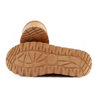 9. Lee Cooper women's winter snow boots, fashionable fur lined ankle boots, brown