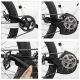 5. Rockbros D76 Crankset Transport Cover - Black and Gray