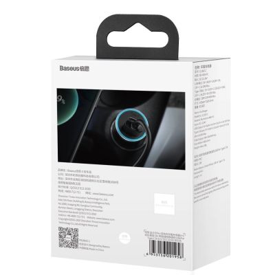 6. Baseus Golden Contactor Pro car charger USB-C / USB-A 40W PD QC 4+ SCP FCP AFC + cable - gray