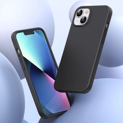 11. Ugreen LP626 Silky Silicone Protective Case Rubber Flexible Silicone Phone Case for iPhone 14 Plus Black (90920)