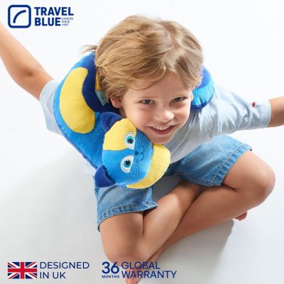 6. TRAVEL BLUE CHILDREN’S TRAVEL PILLOW CAT SLEEPY
