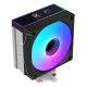 7. RAMPAGE OCTAGON B70 CPU COOLER 120MM ARGB TEMPERATURE DISPLAY BLACK