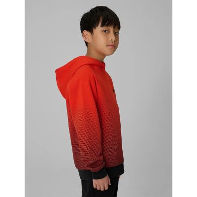 8. Boy's hoodie with all-over print 4F 4FJWAW26TSWSM2687-94A