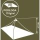 18. MOSQUITO NET TENT 200X120X95CM ENERO CAMP