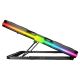 5. Rampage GLACIERS50 Gaming Cooling Pad for 14-17" Laptops, 2600RPM, Black