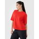 3. Women's regular waffle knit T-shirt 4F 4FRSS25TTSHF2651-62S