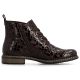 2. Women's patent leather ankle boots, brown, Rieker 71205-25