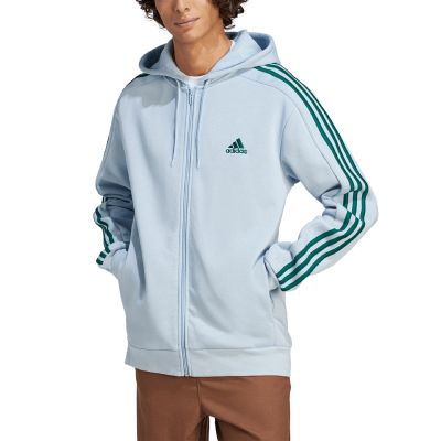 11. adidas Essentials Fleece 3-Stripes Full-Zip M sweatshirt IJ8932