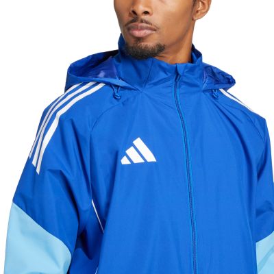 12. Men's adidas Tiro 25 Competition All-Weather Jacket Blue JI8930