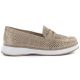 2. Women's openwork golden lords shoes Sergo Leone MK098H