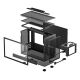 21. DeepCool CH160 PLUS Case