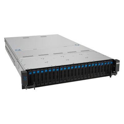 6. Asus Rack Platform (2U) RS520A-E12-RS24U AMD Epyc 9004 (24x NVMe, 2xGPU, 2x1Gbe, IPMI, 1+1 1600W)