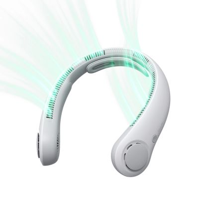 Jisulife Neck Fan 4 5000mAh Portable USB Neck Fan - Gray