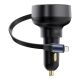 4. Baseus Enjoyment Pro USB-C (Female) / Lightning (Male) 60W Car Charger - Black