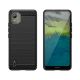 2. Carbon Case silicone case for Nokia C110 - black
