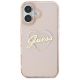 3. Guess IML Heart Case for iPhone 16 - Pink