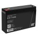 GREEN CELL GEL BATTERY AGM12 6V 7AH