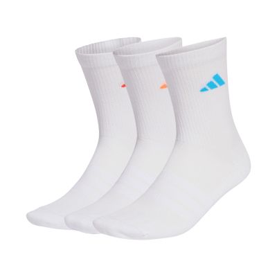 adidas Linear Crew Cushioned Sportswear Crew C 3P socks white KC9623
