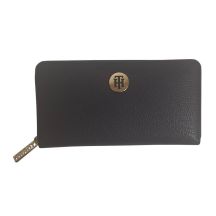 Tommy Hilfiger Women's TH Core Large Black Wallet - AW0AW08011 CJM