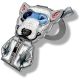 4. Nimmy Cool&Cute 2.0 Dog Magnetic Pendant - Gray
