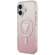 2. Guess IML Gradient Triangle Logo MagSafe Case for iPhone 17 - Pink